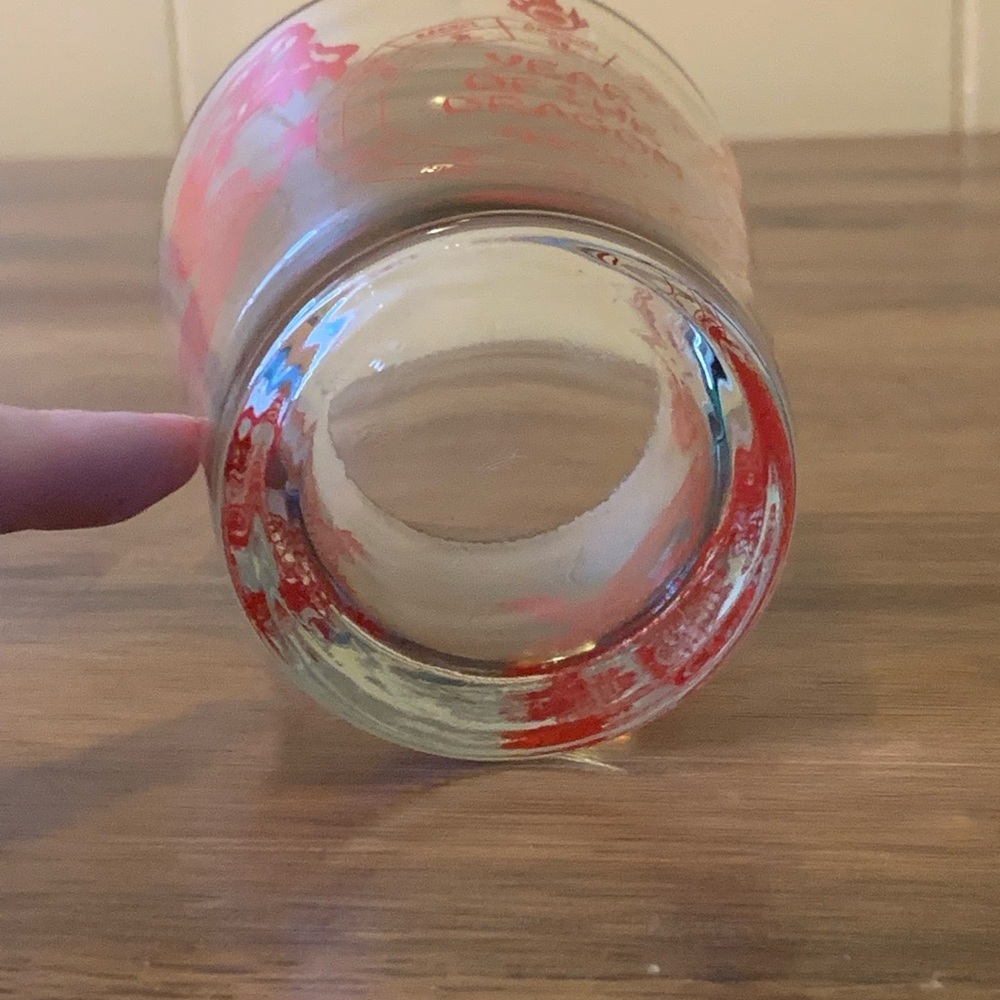 Red Glass Drinkware for Dining - Picture 4 of 7